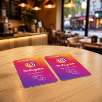 Carte NFC pour les réseaux sociaux, logo personnalisé, PVC, RFID, NTAG213, avis Google, Instagram, Facebook, pour les entreprises