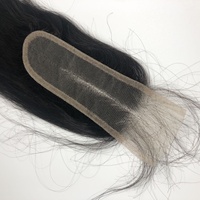 Extensions de cheveux HQ pour femmes, 100% cheveux humains, closure en dentelle 2*6 pour femmes noires, topper capillaire à clipser, fournisseur de premier plan