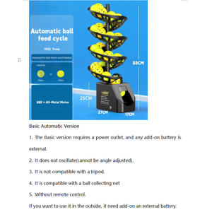 Auto Machine Portable Professional Indoor Outdoor Practice Launcher <b>ABS</b> Plastic for Beginner Kids' Fashion Equipment - Product Image 3