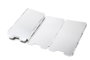 Pare-brise pliable pour réchaud à <span class=keywords><strong>gaz</strong></span>, 9 plaques, extérieur, <span class=keywords><strong>camping</strong></span>, cuisson, écran coupe-vent, alliage d'aluminium, pare-vent - Product Image 4