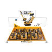 Véhicule d'ingénierie à inertie simulée 1: 55, machine lourde intérieure et extérieure, série de voitures jouets d'ingénierie de construction pour garçons