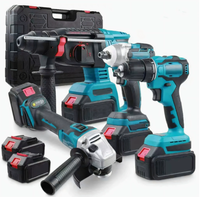 Ensemble de perceuse électrique sans fil 21V, batterie Li-ion 2.0Ah, moteur sans balais, vitesse variable, multifonction, personnalisable