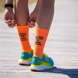 Performance Custom Running <b>Socks</b> – Ultra Compression Men's Sports <b>Socks</b> Crew Running Cycling <b>Socks</b> Unisex Low MOQ - Product Image 2