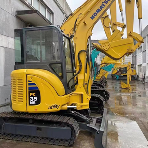 Mini-excavatrice Komatsu PC35MR d'occasion, idéale pour la rénovation urbaine et la construction résidentielle, en promotion. - Product Image 1