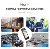 IP65 pantalla táctil de 5,5 pulgadas Android 13 Terminal de mano colector de datos 1D 2D escáner de código de barras Pda Industrial resistente para almacén
