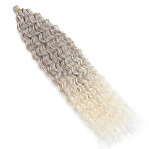 Trenzas de ganchillo de pelo trenzado español, 22 pulgadas, 100g, pelo sintético, 30 hebras/paquete - Product Image 5