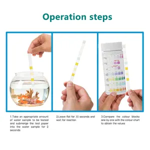 Factory Supply Water Quality Test Strips 7 In 1 Aquarium Test Kit