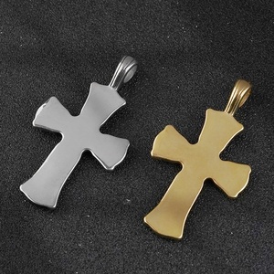 Colgante Religioso Vintage de Metal, Amuleto de Acero Inoxidable para Hombre, Collar Cristiano, Colgantes y Amuletos Religiosos de Moda DIY - Product Image 4