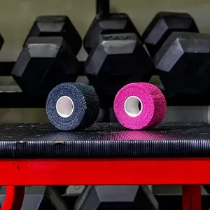 Cotton Athletic đàn hồi dính Bandage bọc Crepe thể thao ngón tay băng cho hỗ trợ cổ tay thiết bị thể thao - Product Image 3