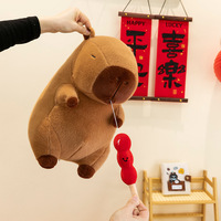 Peluche Capybara Bingtanghulu Tendance, Douce et Mignonne, Jouet en Peluche de Dessin Animé pour Enfants, Cadeau de Festival, Vente en Gros
