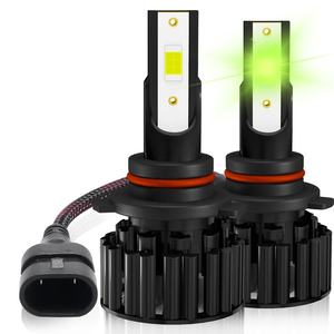 Faros LED de Aluminio de Alta Potencia Canbus Z3 Csp Zes Chip H4 H7 H11 9006 9007, Luz Verde Lima 8000k - Product Image 3