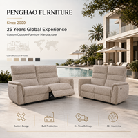 Fauteuil inclinable électrique moderne de luxe en chenille avec dossier à niveaux, chaise d'appoint inclinable électrique pour salon