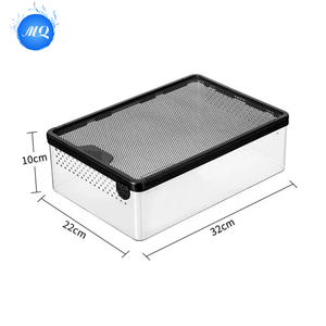 Modern Luxury <strong>Reptile</strong> Plastic <strong>Terrarium</strong> Durable Sliding Door Habitat Ventilation Screen for Lizards Snakes Geckos Outdoor Use - Product Image 3
