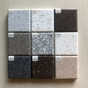 Thiết kế mới nhân tạo thạch anh đá tấm Acrylic bóng cho Vanity Tops rắn bề mặt bàn - Product Image 5