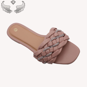 Sandales décontractées tissées à sequins de haute qualité pour femme, légères, pour l'extérieur, vente en gros, prêtes pour l'été et la tendance mode - Product Image 2