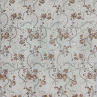 Gaun beludru Korea, payet rantai bunga 2-5MM, gaun bordir beludru musim gugur, kain Glitter