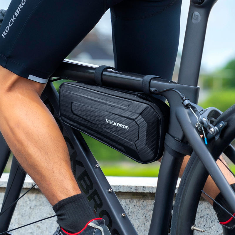 Accessori Ciclismo ROCKBROS Borsa Telaio Bici ROCKBROS Impermeabile 1.7L - Porta Cellulare TPU Per MTB E City Bike Marsupio Bici - Foto 5