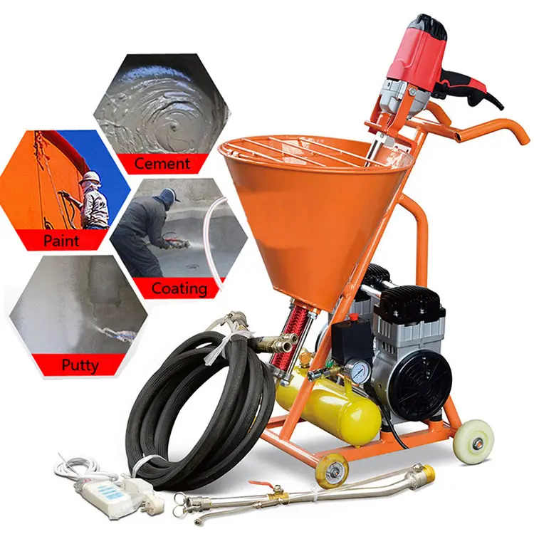 Wall Mortar Putty Spraying Plaster Machine Putty Cement Spray For Sale Cheap Cheap Hot-Sale Industrial spary機