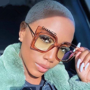 Occhiali da Sole Oversize Quadrati alla Moda, Occhiali di Lusso con Perle, Occhiali da Trucco, Montatura Ottica, Occhiali da Sole per Donne - Product Image 4