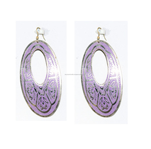 Pendientes de oro europeos 2026, joyería de terciopelo, pendientes azules nigerianos de Navidad, pendientes de latón ligeros en forma de lágrima, joyería - Product Image 5