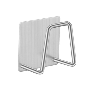 Punch Free Sink Drain Rack Kitchen Bathroom Sink Storage Organizer Stainless Steel Sponges Holder With 3M Self Adhesive