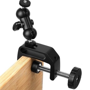 Aluminum Alloy C Type Desk Clamp Mount 1/4-20 Screw Quick Release <b>Tripod</b> Adapter - Product Image 1