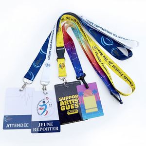 Lanière porte-clés personnalisée pour étudiants universitaires, en polyester tissé, imperméable, avec système de sécurité détachable et logo personnalisé - Product Image 1