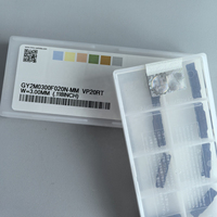 Outil de tournage externe CNC Mitsubishi GY2M0300F020N-MM VP20RT en carbure de tungstène avec revêtement PVD, insert triangulaire de 0,2 mm, OEM