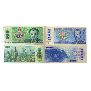 <span class=keywords><strong>Billetes</strong></span> <span class=keywords><strong>de</strong></span> aluminio dorado para colección, moneda <span class=keywords><strong>de</strong></span> plástico para regalo, SK <span class=keywords><strong>10</strong></span>, 1000, 24 K, República Checa - Product Image 1