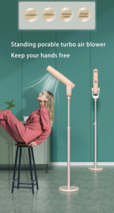 Secador de Pelo Profesional de Pie, Ajustable, Vertical, Manos Libres, con Aire Frío y Caliente, Sin Aspas, 20000 RPM, para Salón - Product Image 2