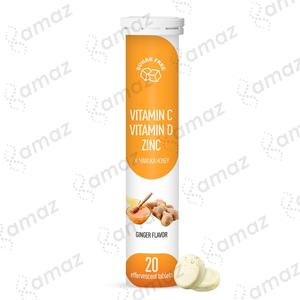 आज़ गर्म बिक्री विटामिन सी डी अपवर्सन टैबलेट 1000 मिलीग्राम प्रतिरक्षा समर्थन के साथ तेज अवशोषण अदरक का स्वाद - Product Image 6