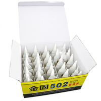 502 Super colle instantanée à séchage rapide cyanoacrylate adhésif fort à liaison rapide cuir caoutchouc métal fournitures de bureau colle rapide