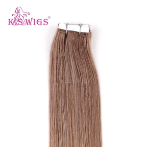 Extensions de cheveux classiques à bandes adhésives K.SWIGS Premium, cheveux vierges chinois Remy double drawn, qualité supérieure, cheveux humains invisibles. - Product Image 2