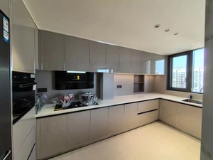 BAINENG Meubles <span class=keywords><strong>de</strong></span> <span class=keywords><strong>cuisine</strong></span> modernes en acier inoxydable <span class=keywords><strong>de</strong></span> haute qualité, matériaux écologiques, personnalisables - Product Image 1