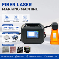 Máquina de Marcado Láser de Fibra Portátil Refrigerada por Aire de 20W, 30W, 50W para Códigos QR, Códigos de Barras y Trazabilidad de Números de Serie