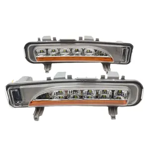LED DRL Daytime Running Lights Car Fog Lamp White Yellow Turn Signal Car Accessories For Ford Edge Everest 2011 2012 2013 2014