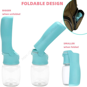 Botella de Agua Portátil para Perros de Alta Calidad, Tazón Plegable para Mascotas, Apta para Viajes al Aire Libre - Product Image 3