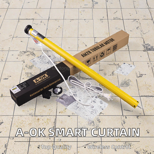 A-OK OK Tubular <strong>Motor</strong> <strong>Curtain</strong> Opener AC Input Electronic Limit Radio Motorized Roller Blinds Shutter 28mm Indoor Use Plastic - Product Image 3