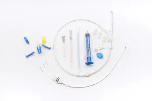 Instrumento médico catéter central insertado femoralmente conjunto de catéter venoso central
