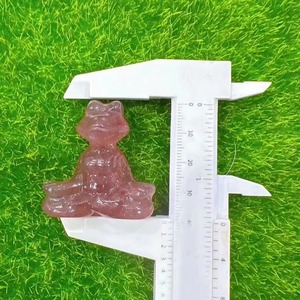 1.5inch Natural Healing Stones Carving Crafts Gemstones Gifts <b>Crystal</b> <b>Animals</b> Carvings <b>Crystal</b> Yoga Frogs - Product Image 4