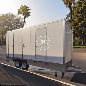 Modern Design Bathroom Self-Contained Outdoor Public <b>Toilets</b> White <b>Portable</b> <b>Toilet</b> Vip Mobile Restroom Trailer - Product Image 1