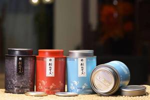 Красивые роскошные цилиндрические банки из крафтовой бумаги в виде листьев чая, банка для упаковки чая, пищевая упаковка, ручная герметичная банка, оптовая продажа - Product Image 3