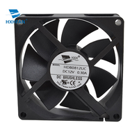 Ventilateur axial étanche IP68 anti-explosion 80x80x20mm 12V/24V avec roulement à billes et pales en plastique pour refroidissement d'air OEM ODM CE ROHS
