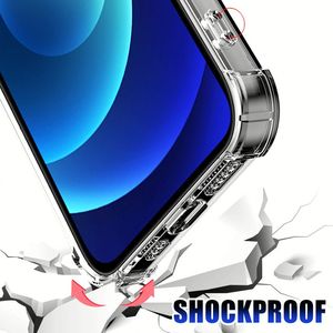 เคสโทรศัพท์ใสกันกระแทกสำหรับ Ip 16 15 14 13 12 Pro Max TPU PC  ขายส่ง - Product Image 6