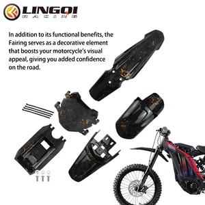 LINGQI RACING Juego Completo de Carenados para Motocicleta, Repuesto Modificado Universal para Motocicleta Todoterreno Light Bee - Product Image 5