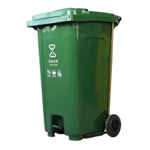 240 ltr Wheelie Container 240 lts Dustbin 240L Plastic Foot Pedal Waste Bin