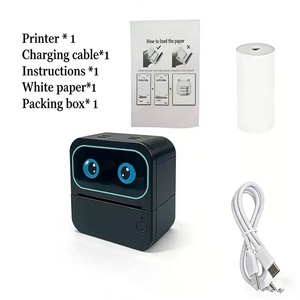 Yapay Zeka Destekli Mürekkepsiz Termal Yazıcı 203DPI USB 1200mAh Pil Mini Taşınabilir Kullanışlı Hızlı Kullanım Öğrenciler Çocuklar Etiket Yazıcısı Stokta - Product Image 3