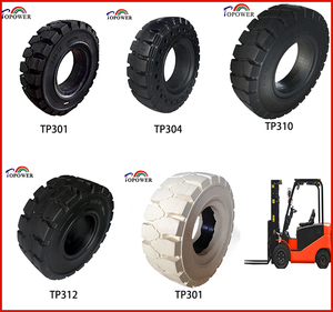 Neumáticos Sólidos de Goma Resistentes al Desgaste 28x9-15 para Montacargas Toyota/Linde y Plataformas de Trabajo Aéreo Genie - Product Image 6