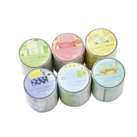 Ruban Washi Découpé Motif Fruits Frais d'Été Pêche Citron Vert Myrtille Citron Ruban Adhésif Décoratif Pastel Macaron pour Journal