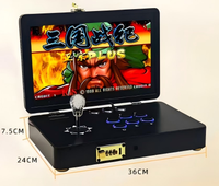 Console de Jeu Rétro Portable Pliable 14 Pouces, 26800 Jeux, 32 Go, Métal, VGA, USB